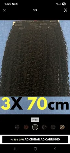 3 telas de Tic-tac Cacheado