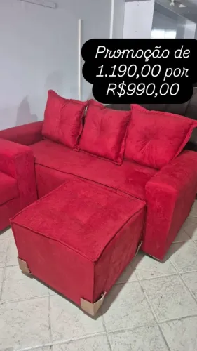 Sofa Com Puff