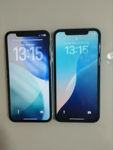 Combo 2 iPhones Impecáveis: iPhone 11 128GB + iPhone XR 128GB (Sem Arranhões)
