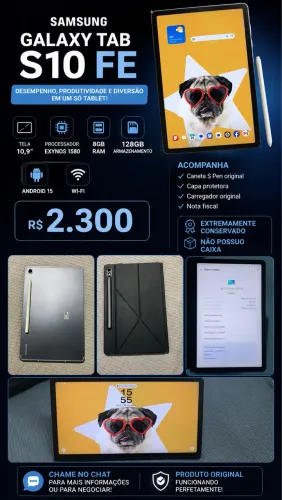 Tablet Samsung Galaxy Tab S10 FE 10,9? 128GB
