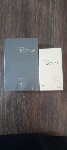 Kit natura HOMEM masculino perfume 100 ml desodorante 100 ml