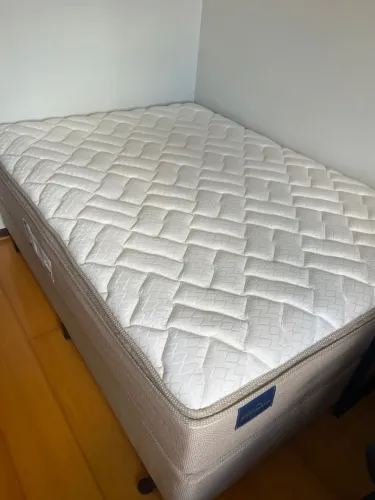Cama Box + Colchão Americanflex Touch AMX Molas Ensacadas