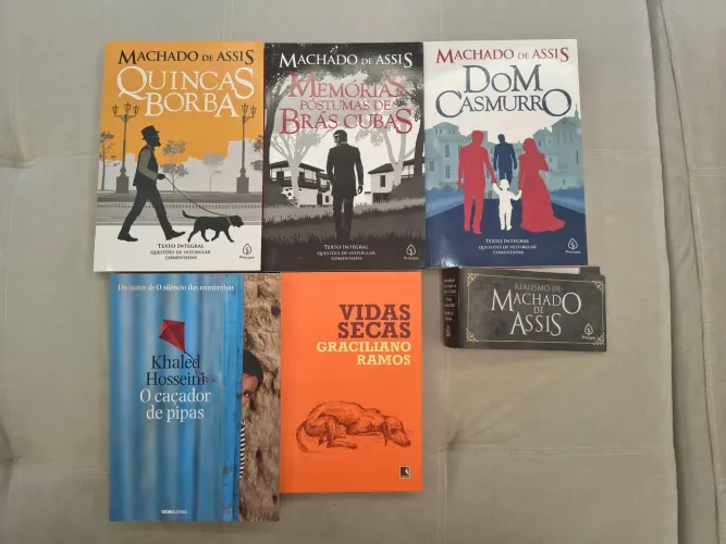 Kit usados clássico: Machado de Assis, vidas secas e caçador de pipas de Khaled hosseini
