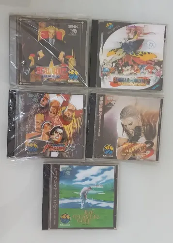 JOGOS NEO GEO CD ORIGINAIS VÁRIOS TÍTULOS VALORES DIFERENTES PARA CADA UM