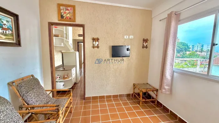 Apartamento com 1 dormitório à venda em Praia Grande com vaga de garagem