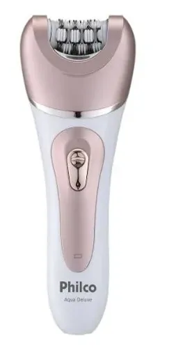 Depilador Elétrico Philco Acqua Deluxe Recarregável Cor Rosa