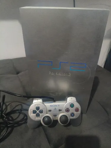 Vendo PS2 fat cinza