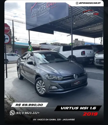 Volkswagen Virtus 1.6 MSI Flex 16V 5P Mec. 2019