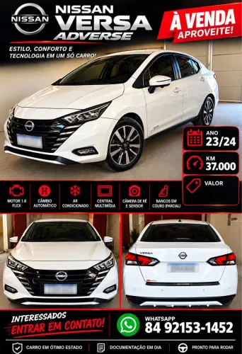 Nissan Versa Advance 1.6 16V Flex AUT 2024