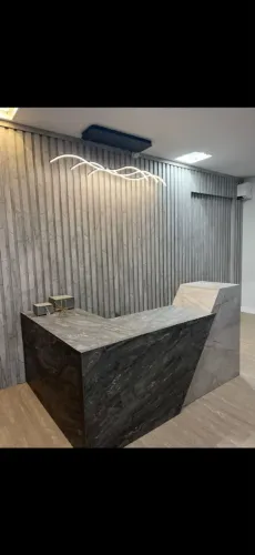 Balcão de clínica novo com led