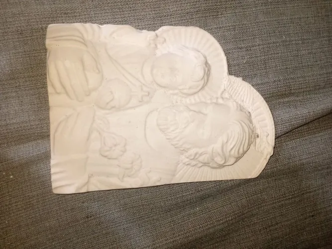 Escultura pequena de gesso artesanal*nova*!