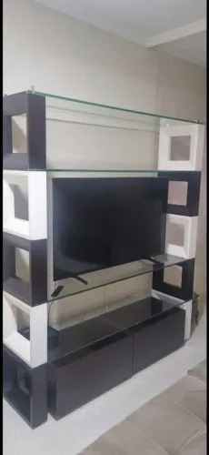 Estante de vidro