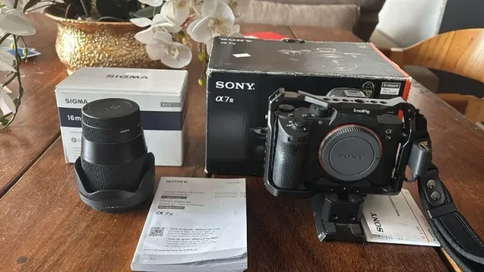 Sony A7 iii, com lente Sigma 16mm, F1.4 - DC DN - Sigma 
