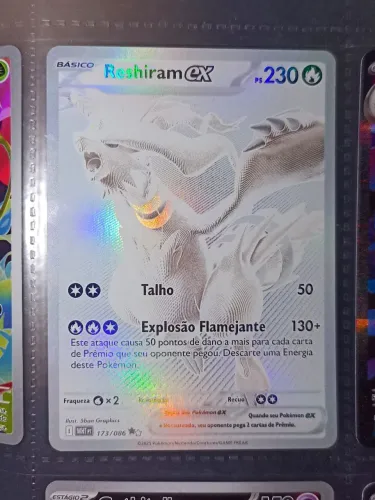 Reshiram EX 173/086 NM - Black White (Secret Rare) | Pokémon TCG - Fogo Branco