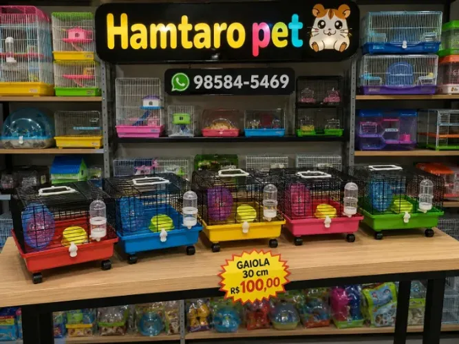 Gaiola para Hamster , várias cores disponíveis a pronta entrega !