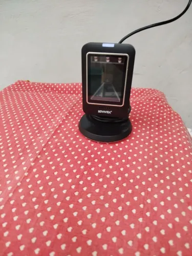 Leitor De Código De Barras Fixo Pdv Usb 1d 2d Qr Code Cor Preto NOVO
