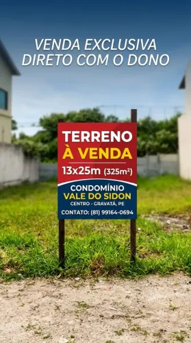 Terreno Vale do Sidon Gravatá