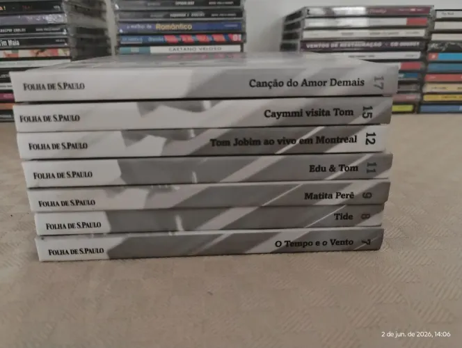 7 CDs Livretos Tom Jobim