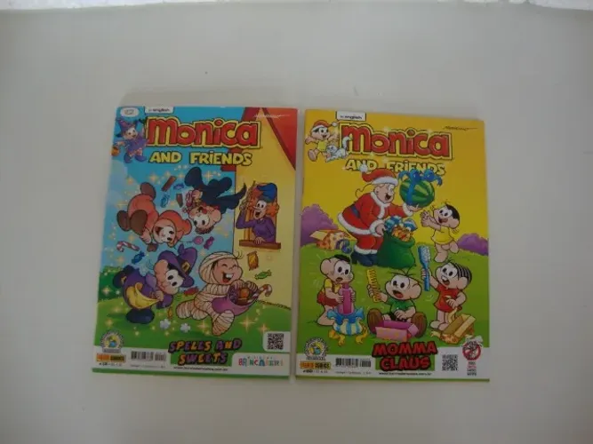 HQ Mônica and Friends (Inglês) edições 18/20/50 .