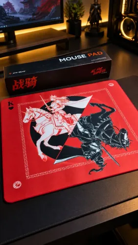 Mousepad gamer profissional ATK Warhorse Poron 42x49 NOVO LACRADO