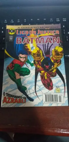 Hq Liga da Justiça e Batman #8 O treinamento de Azraeli- Abril 1994-