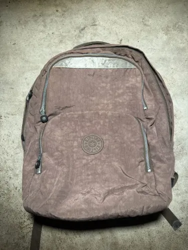 mochila kipling original marrom