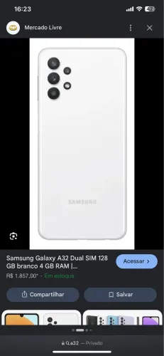 Celular a32 128gb