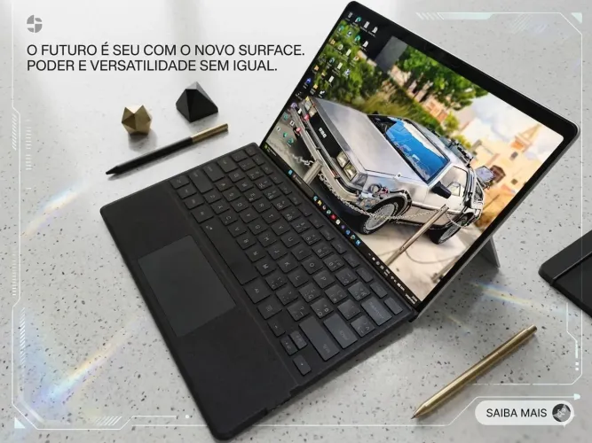 Microsoft Surface Pro Copilot+ 512GB com teclado e caneta