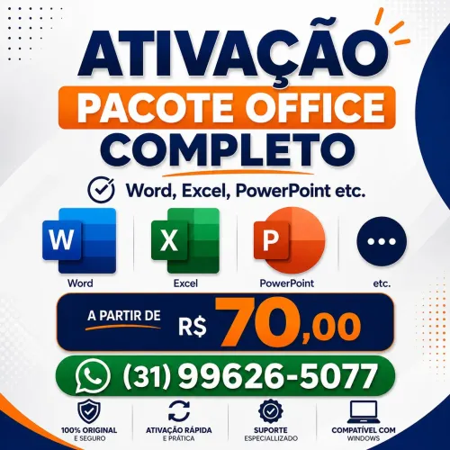Licenças e ativações de Softwares