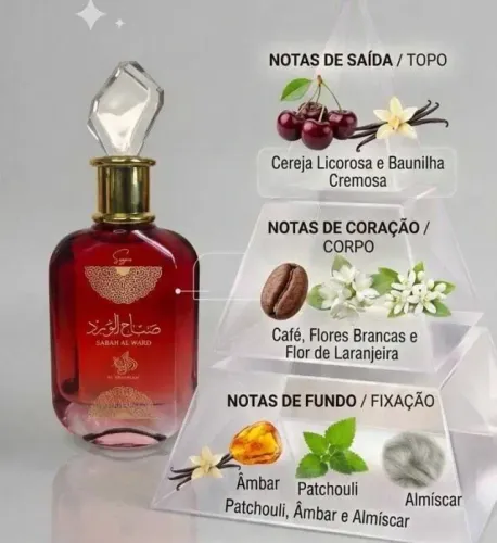 Decant Perfume Árabe Sabah Al Ward Valentine 5 ml
