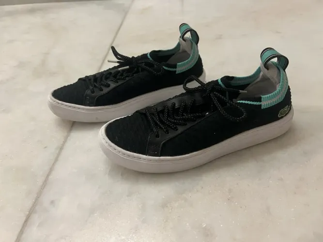 Tênis Lacoste LT Fit Knit preto Original-Tam:BR 40