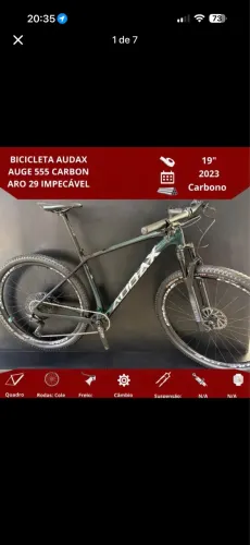Bicicleta audax auge 555