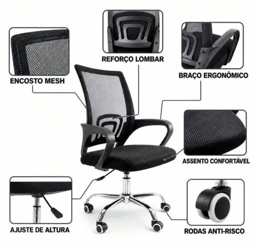 Cadeira ergonômica escritório