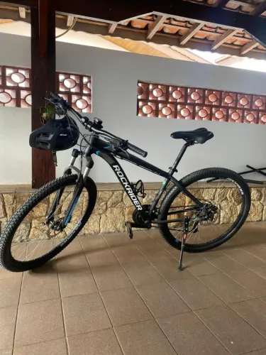 Bicicleta MTB ST 120 Rockrider Preta ARO 29