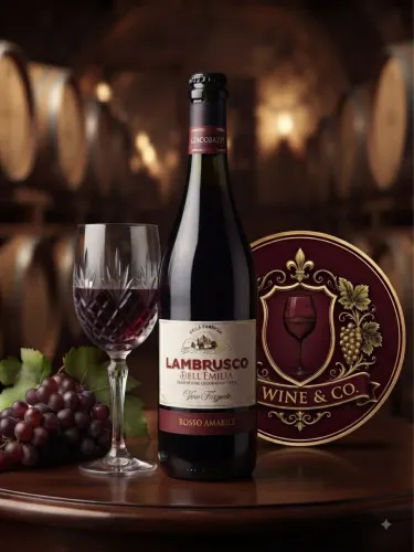 Vinho frisante Lambrusco