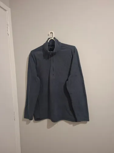 Blusa fleece cinza M