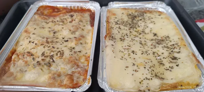 Lasanha bolonhesa caseira 420g 30,00reai. * e no Ifoog LOJA SABOR FIORINI