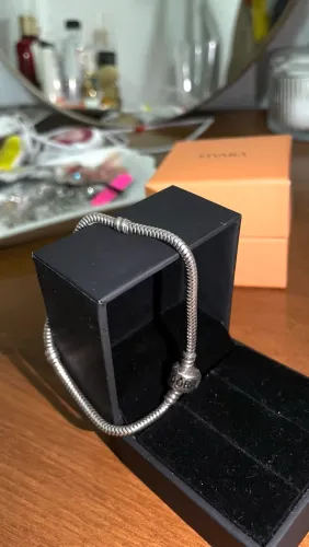 Pulseira para charms em prata - Pandora original