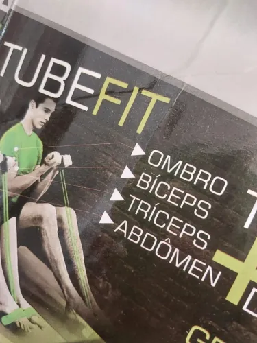 Elástico tubefit novo musculação em casa