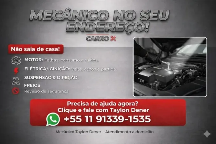 Eletricista automotivo e mecânico a domicílio