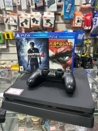 Ps4 slim de 1tb com garantia de 6 meses da Eletrogamesbh 