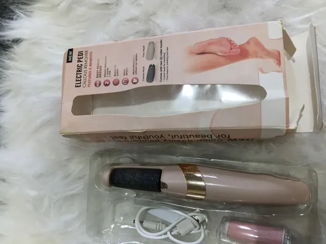 Lixa elétrica para os pés 