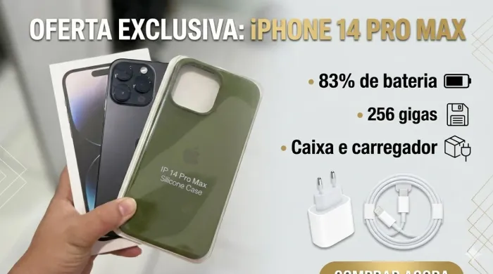 IPHONE 14 PRO MAX COMPLETO ÚNICA DONA ORIGINAL