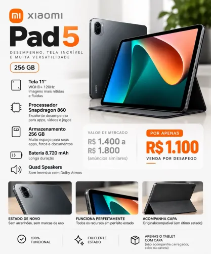 Tablet xiaomi Pad5