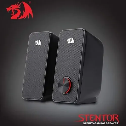 Caixa de Som Gamer Redragon Stentor GS500 RGB - Som Estéreo 2.0