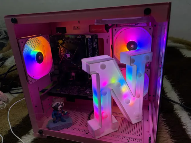 Pc gamer Rosa 16ram , ssd 240, placa video Amd rx 550 4gb, monitor 24? 100hz