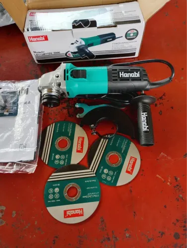Esmerilhadeira hanabi, lixadeira angular 110v, 880w, nunca usada (PROFISSIONAL)