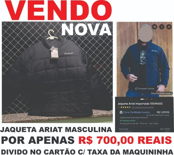 Jaqueta Ariat masculina