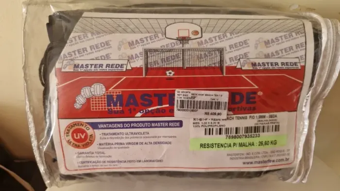 Rede Master para Beach Tennis Preta
