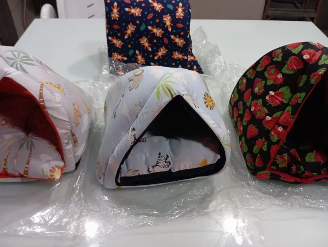 Toca para porquinho da índia , diversas cores